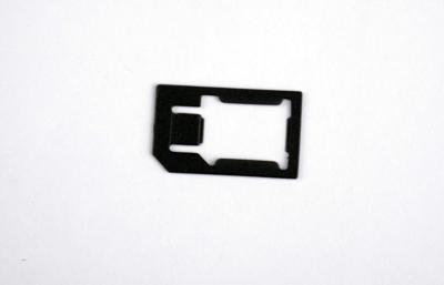 China New Style Good Fixed MINI SIM Adapter , Black Plastic ABS IPhone 4 / 4S for sale