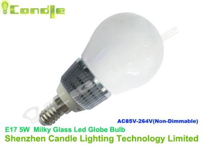 China 5w E14 Samsung Led Globe Bulb Milky Glass Day White Isolated Power Supply for sale