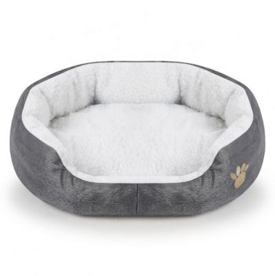 China Sustainable Factory Wholesale Warm Plush Pet Cushion Dogs And Cats Soft Pet Bed for sale