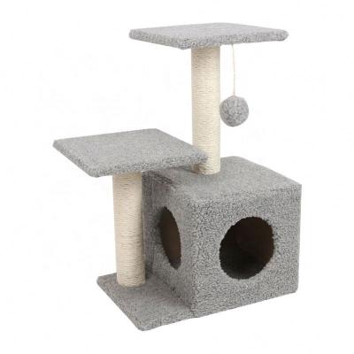 China Sustainable Pet Products Factory Direct Sales Cute Cat Treehouse for sale