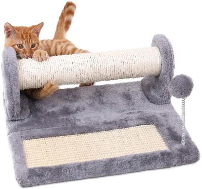 China Cats Cat Scratching Post and Pad, Sisal Covered Scratching Posts and Pads with Play Ball Large for Kittens and Cats for sale