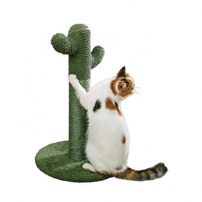 China Sustainable Cactus Cat Scratcher Protect Your Furniture with Natural Sisal Scratching Posts and Pads for sale