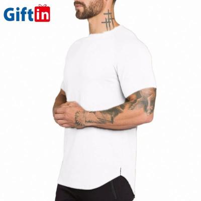 China 2020 Anti-Wrinkle Fashion Sports Men's Curved Edge T-shirt Printing T-shirt Men Cotton for sale