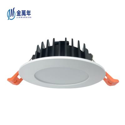 China Modern New Ceiling Room Lux Led Light 12W Plastic Recessed Led Commercial Down Light for sale