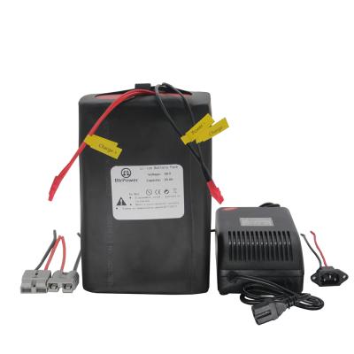 China New 2021 Rechargeable 48V 35Ah Lithium Li-ion Ebike Battery Pack For 1500W 48 Volt Scooter Trike Tricycle 35ah for sale