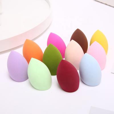 China Washable Latex Makeup Sponge Puff Powder Pear Shape Tear Drop Free Flat Finished Beauty for sale