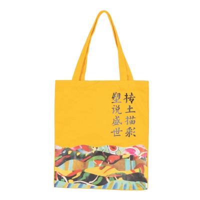 China 2020 NY school book luggage OEM design logo printing promotion travel eco-friendly packaging handle fancy cotton bags for girl canvas bag for sale