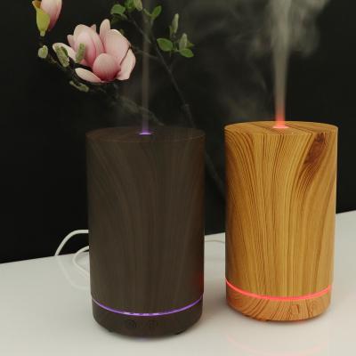 China YX128 OEM/ODM Mechanical Car Wooden Color 7 Night Led Light USB Home Car 200ML Ultrasonic Humidifier for sale