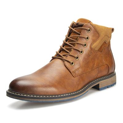 China Deodorization Mens Leather Classic Game Period Boots Lace Up Shoes for sale