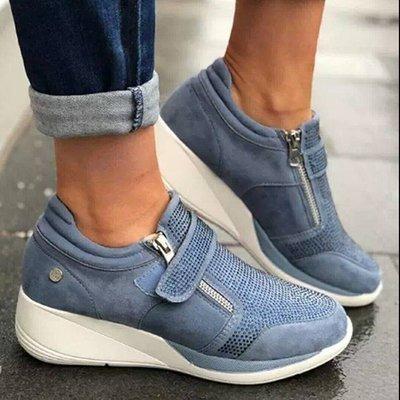 China Sporty Memory Foam Rubber Women's Running Shoes Lightweight Slip On Tennis Walking Shoes for sale