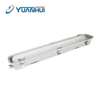 China Factory price industrial customized fixturet 1.2m 1.5m model YL12 led waterproof stainless steel batten light fixture dimmable light for sale