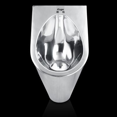 China Modern Chinese Supplier Urinal Bowl Stainless Steel Wall Mounted Waterless Urinal For Male for sale