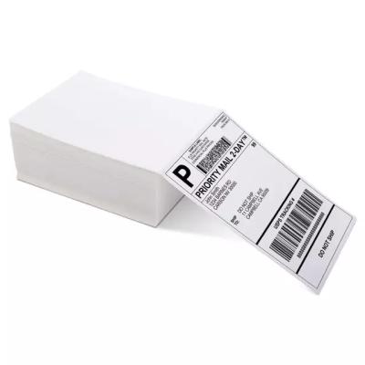 China White 4x6 Heat Sensitive Air Waybill Paper Label Computer State A6 Direct Thermal Shipping Label for sale