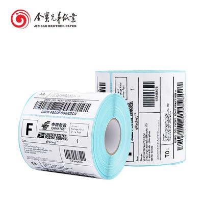 China Factory Wholesale 4*6 Labels Paper Thermal Sticker A6 4x6 Direct Shipping Thermal Label Roll 80x80mm for sale