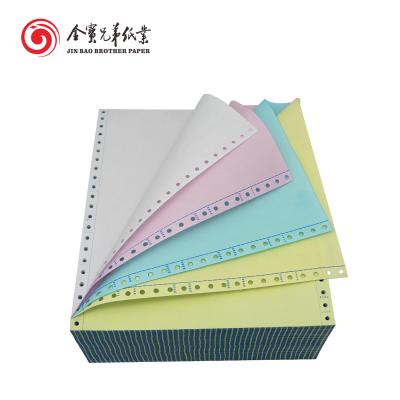 中国 100% Virgin Wood Pulp Specialized Suppliers Carbonless Paper Manufacturer Computer Continuous NCR Paper 販売のため