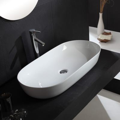 China HY8057 High Quality Easy Clean Bathroom Large Size Hand Sink Hotel Design For Korea for sale