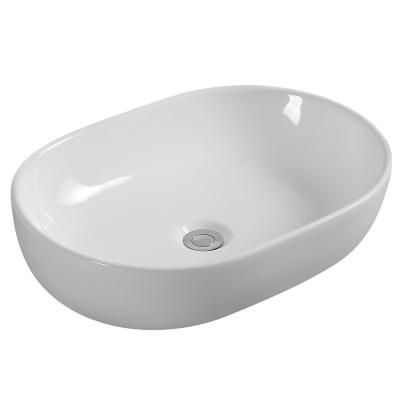 China HY-5006 Modern Unique Design Solid Outdoor Artificial Ceramic Basin for sale