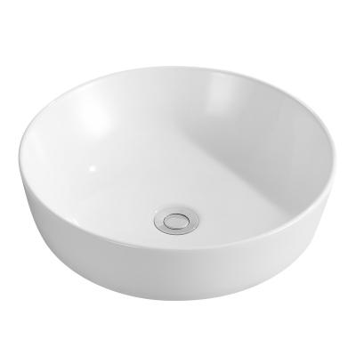 China HY-8021 single type round modern ceramic basin for sale