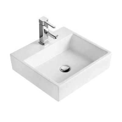 China Modern HY4113 ceramic wash hand basin bathroom design for counter top hot sale basin for sale