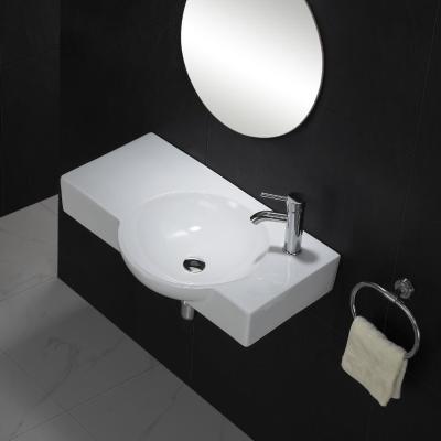 China HY454 Modern Ceramic Sanitary Ware Basin Bathroom Wash Basin for sale