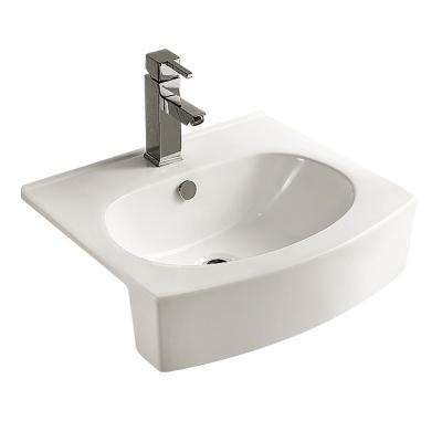 China Modern HY-5043 Finely Processed White Ceramic Foot Wash Basin for sale