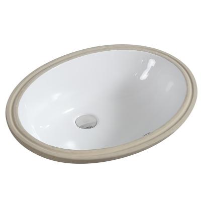 China HY-3022 Modern Modern Bathroom Undercounter Oval Wash Basin for sale