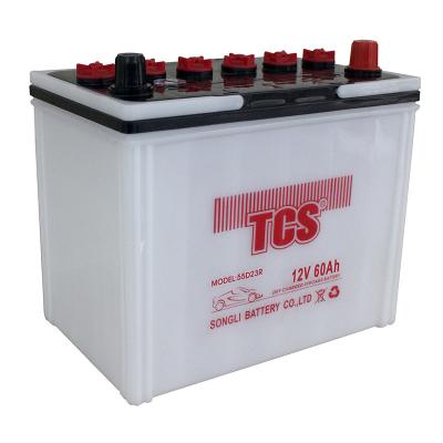 China Factory Price Car Engine Starter Dry55D23R Jis Manufacture Automotive Battery For Heavy Duty Trucks for sale