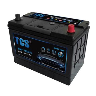 China Car Engine Start Low Water Loss Rate 75D31L (N70Zl) 60Ah Jis Even Backup Car Battery For Chargers for sale