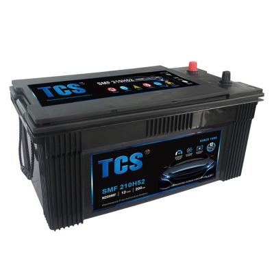 China Low Self-Discharge Rate 210H52 (N200) 160Ah Jis Extremely Low Starting Motor Car Truck Battery For Sale For Engineering Vehicles for sale