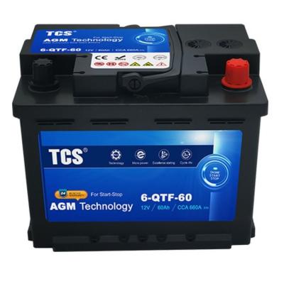 China Hot Sale 6-Qtf-60 60Ah Car Engine Start Battery For Big Trucks for sale