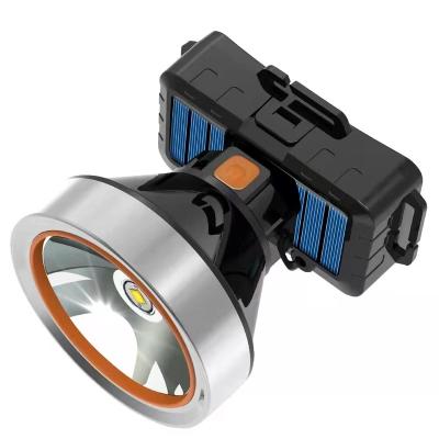 China Camping Led Head Lamp Strong Light Head Carrying Fishing Lithium Battery Camping Outdoor Waterproof Charging High Power Spotlight for sale