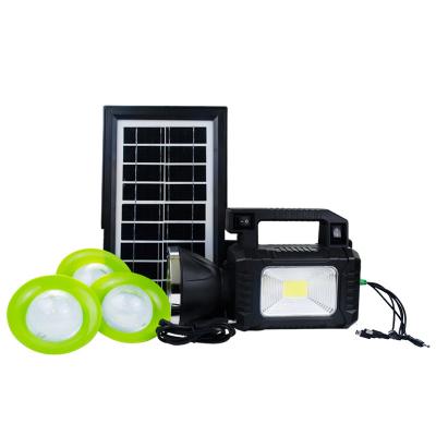 China Warehouse Reduced System Solar Strong Light Flashlight Vehicle Emergency Solar Charging Portable Camping Outdoor Multifunction Lamp for sale