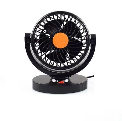 China Metal+Plastic Vehicle Mounted Fan 12V/4V/High Wind Simple Durable Electric Automobile Fan Single Control USB Head Outdoor Car Fan for sale