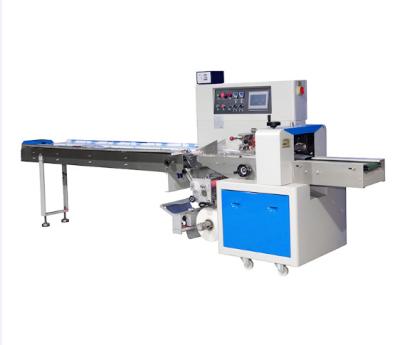 China Biscuit Horizontal Flow Bar Wrapping Chocolate Beverage Packaging Machine for sale