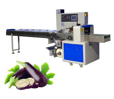 China CLOTHING Automatic Horizontal Flow Pillow Vegetable Packing Pouch Packing Sealing Machine for sale