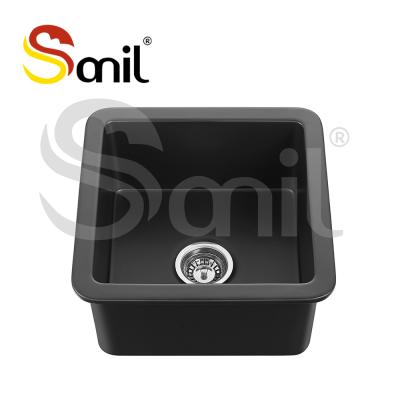 China Modern Black Matte Faucet Square Free Above Counter Basin Basin Sink Bathroom for sale