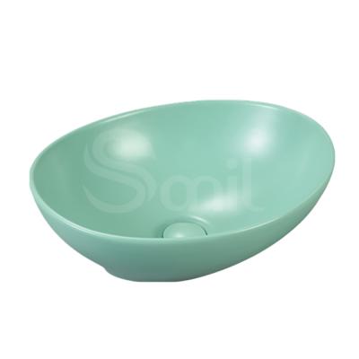 China American Market CUPC Smooth Basin Pale Green Matte Basin Wash Sink Sink Factory for sale