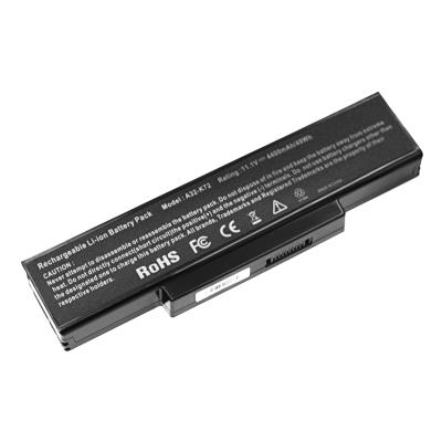 China 4400mAh LAPTOP Laptop Battery for Asus A32-N71 A32-K72 K72 K72F K72D K72DR K73 K73SV K73S K73E N73SV X72 X73 N71 for sale