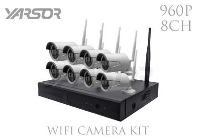 China Waterproof 1.3MP 8CH NVR Kit 960p HD NVR Wireless IP Camera For Factory for sale