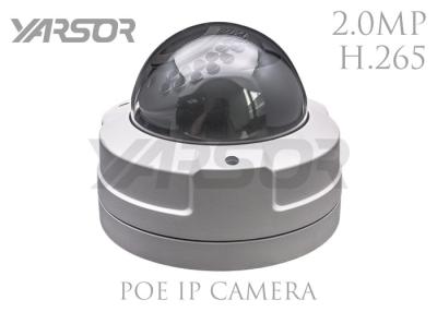 China 2 Megapixel IP POE Dome Camera , Indoor IP65  H 265 Night Vision Video Camera for sale