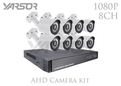 China Equipo a prueba de mal tiempo 2.0MP del canal AHD DVR del equipo 8 de la cámara de 1080P AHD con el corte del IR en venta