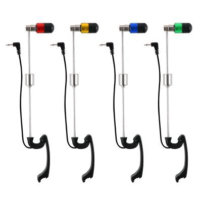 China Fsihing Tackle SW19 Four Colors LED Light Indicator Steel Chain Carp Fishing Swinger Link Bite Alarm for sale