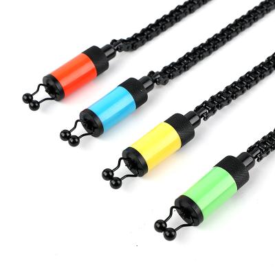 China Fsihing broaches high quality color head sw22b black metal chain connected to carp swinger device fishing alarm for sale