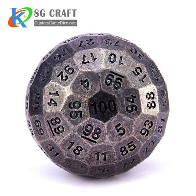 China DND game dies customized engraved dies d100 polyhedral transparent dies set no MOQ limited no mold charge. for sale