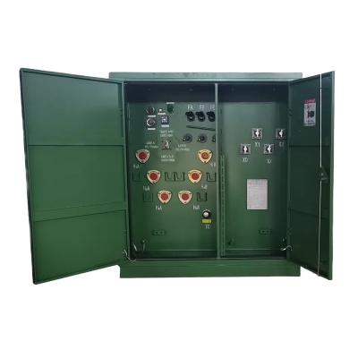 China Factory Direct Sale Outdoor Compact Electric Power 2mva Protection Mounted Transformers Substation for sale