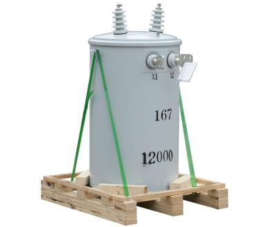 China Factory price high quality single phase pole-mounted power oil immersed transformer for sale