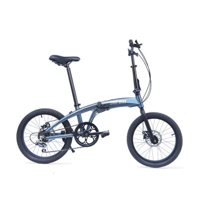 China CMSBIKE Adult Portable Folding Bicycle Folding Steel Bike 20 Inch Aluminum Alloy Pocket Foldable Mini City Bike for sale