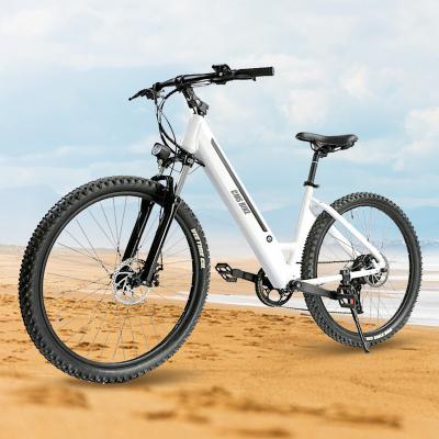 China Aluminum alloy 27.5 inch electric mountain e bike 48v 500w e-bike lithium battery electric bicycle beach snow city mountain bike factory sale for sale