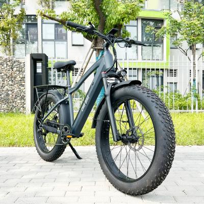 China 36V10.4AN Full Suspension 36V10.4AN Electric Bicycle 6 Speed ​​Electric Bike Aluminum Alloy 26Inch Hot Fat Tire Mountain Electric Bike for sale