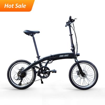 China Aluminum Alloy 20 Inch Electric Folding Electric Bicycle 36V 250W Electric Bike Hidden Battery City Bike for sale